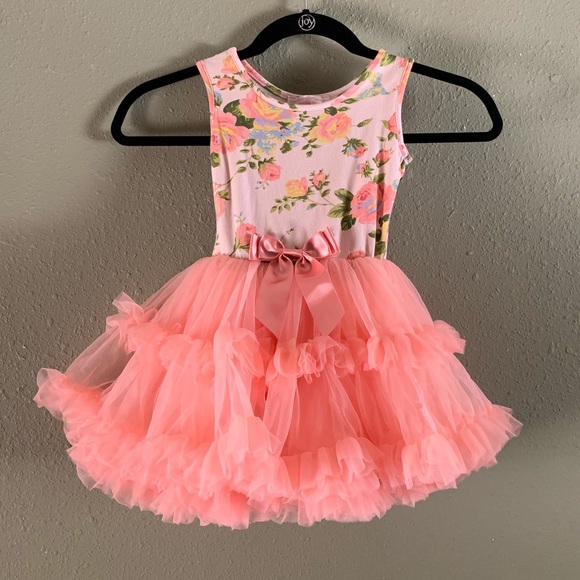 Popatu Other - (2T/3T) Flower tutu dress